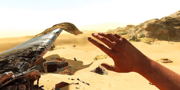 amnesia rebirth plane crash desert