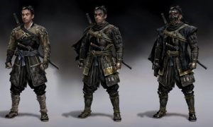 ghost of tsushima concept art