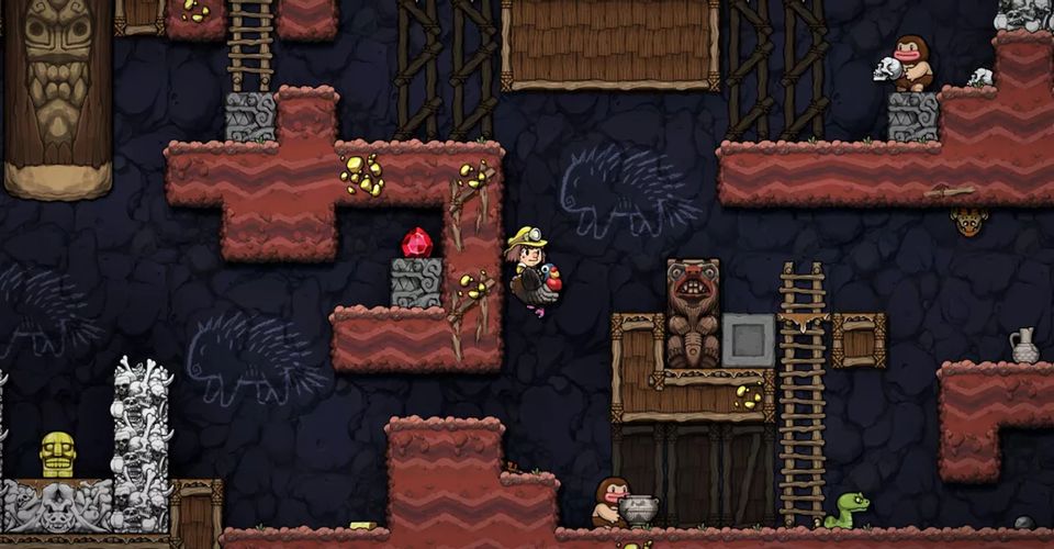 Spelunky 2 Patch Makes Opening Area Easier