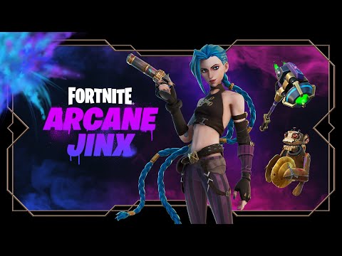 League of Legends Jinx skin available in Fortnite Item Shop