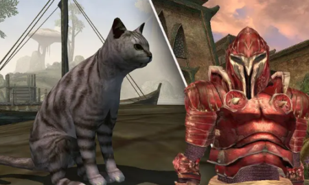 Parent Mods Family Cat into 'Morrowind" To Protect Children From Monsters