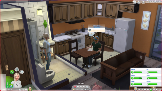 Sims player bewildered by dead father who won't quit baking cakes
