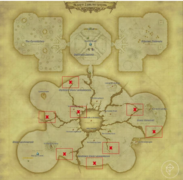 Mare Lamentorium Treasure Map Locations