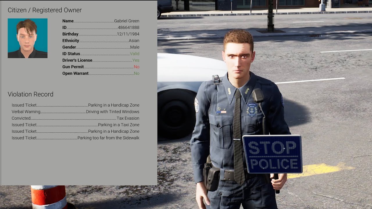 Police Simulator PO The Background Check PS4 Version Full Game Free Download